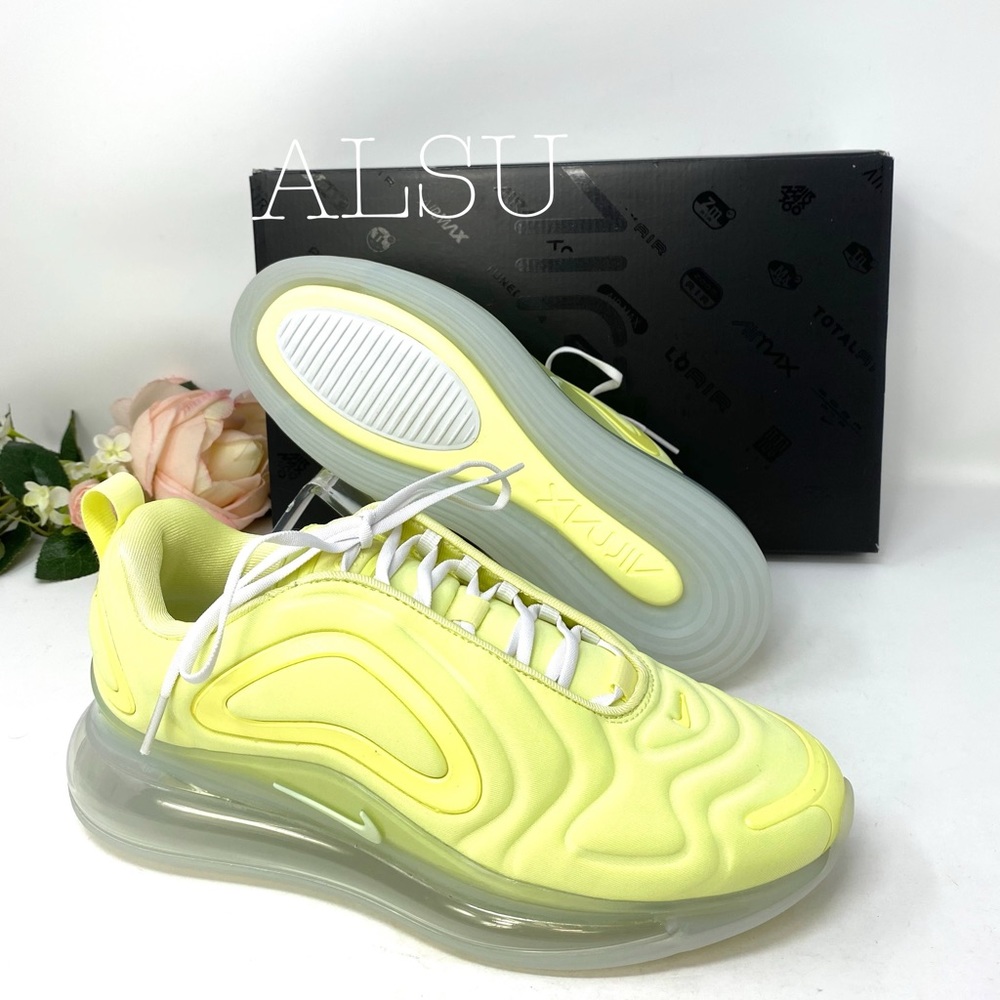 Nike Air Max 720 SE Luminous Green Yellow W AUTHEN - Picture 6 of 8